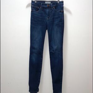 Madewell 9” High Rise Skinny jeans size 25